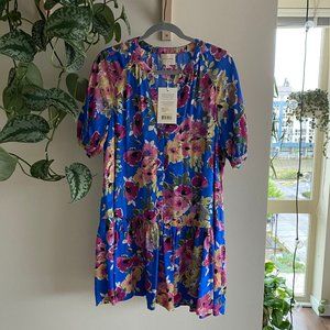 Sezane LENITTA DRESS SUMMER GLOW JACQUARD